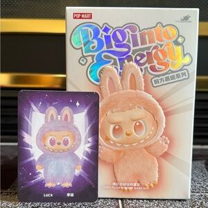 New 100% Authentic “The Monsters” Big Into Energy Labubu in Luck 🍀